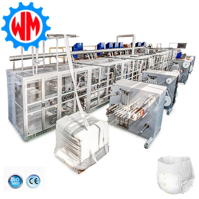 شراء 800 قطعة/دقيقة آلة صنع حفاضات الأطفال بأكملها online manufacture