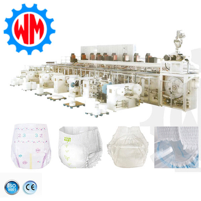 شراء خط إنتاج حفاضات الأطفال ذو الكفاءة العالية مع نظام تعبئة ذكي online manufacture