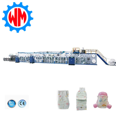 شراء آلة صنع حفاضات الأطفال عالية السرعة خط إنتاج حفاضات الأطفال على نطاق صغير online manufacture