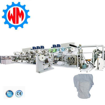 شراء خط إنتاج حفاضات الأطفال ذو الأداء العالي كامل للإنتاج المتفوق مع CE online manufacture