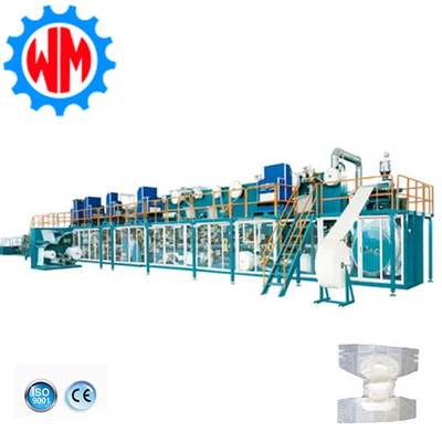 شراء آلة صنع الحفاضات البالغة ذات الطاقة المنخفضة مع إصدارات كاملة ذات كفاءة عالية online manufacture