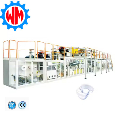 شراء 400KW خط إنتاج حفاضات البالغين 400pcs/min آلة تصنيع حفاضات online manufacture