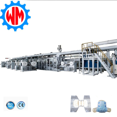 شراء مستقر 90% كفاءة آلة حفاضات الكبار online manufacture