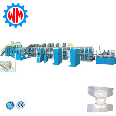 شراء آلة حفاضات الكبار الآلية بالكامل معدات تصنيع حفاضات 400 كيلوواط online manufacture