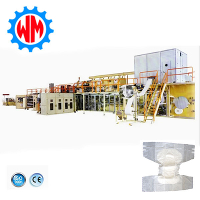 شراء آلة صناعة حفاضات الكبار ذات الكفاءة العالية مع تكوين اختياري online manufacture