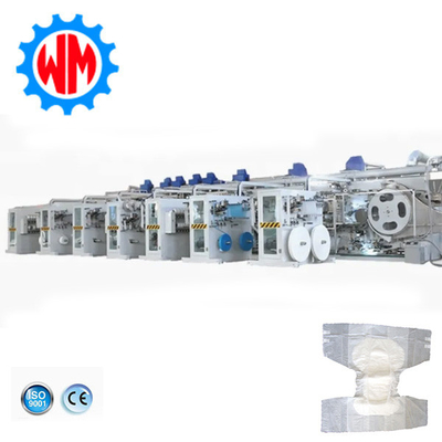 شراء 300pcs/min آلات صنع الحفاضات للكبار آلة الحفاضات المستخدمة مرة واحدة مع CE online manufacture