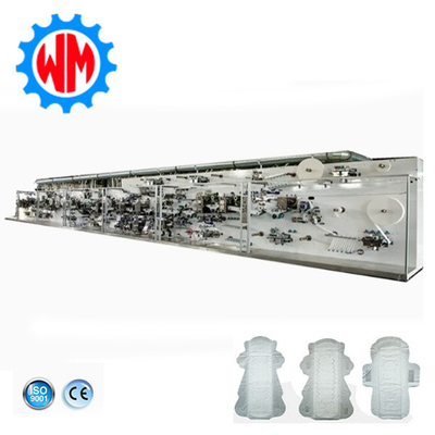 شراء 1200PCS / دقيقة خط إنتاج المناديل الصحية مع أفضل خدمة ما بعد البيع online manufacture