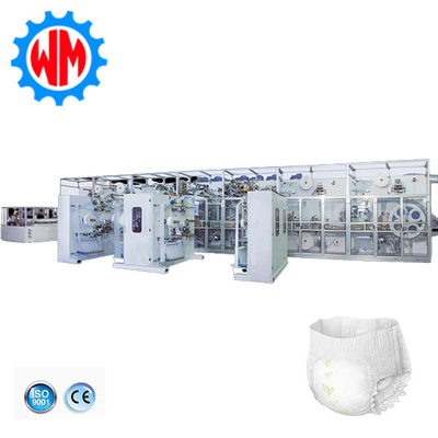 شراء خط إنتاج حفاضات الأطفال ذو الطاقة المنخفضة كامل الخدمة الحلقة الكبيرة الخصر online manufacture