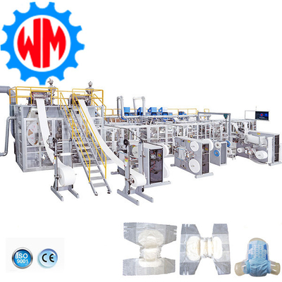 شراء المصنع القوي كامل الخدمة 350PCS / دقيقة المراهق الحفاضات صناعة الآلات الصادرات العالمية online manufacture