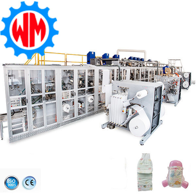 شراء آلة تصنيع حفاضات الأطفال CE آلة تصنيع حفاضات الأطفال المستخدمة مرة واحدة online manufacture