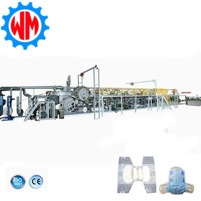 شراء Versatile Full Servo Adult Diaper Making Machine for Various Sizes and Styles of Diapers تصنيع عبر الإنترنت