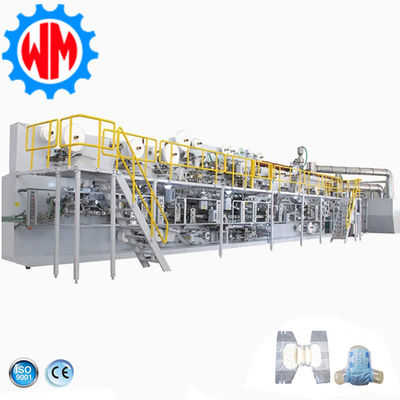 شراء High-Performance Full Servo Adult Diaper Making Machine for Large-Scale Production Needs تصنيع عبر الإنترنت
