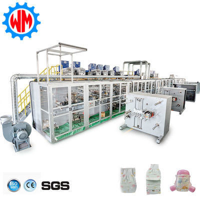 شراء 800Pcs/Min Full Servo Baby Diaper Making Machine غير قياسي مخصص CE مصنع ISO9001 تصنيع عبر الإنترنت