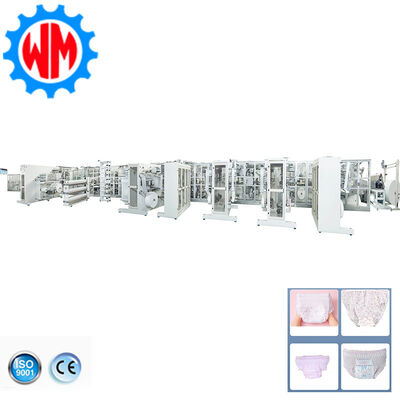 شراء 400pcs/min Menstrual Panties Sanitary Pad Making Machine Customized تصنيع عبر الإنترنت