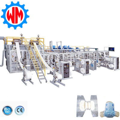 شراء 97% Qualified Rate With 250-450PCS/Min Adult Diaper Making Machine Professional Design تصنيع عبر الإنترنت